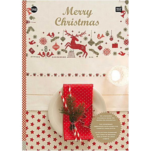 Merry Christmas Kreuzstich Buch No. 146 Rico Design