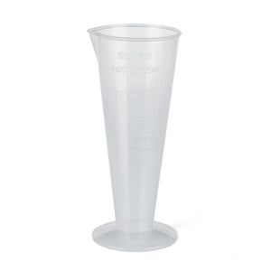 Messbecher Kunststoff mit Skala transparent 50 ml