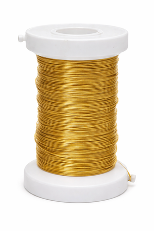 Messingdraht mit Kupferkern 0,3 mm 80m auf Spule