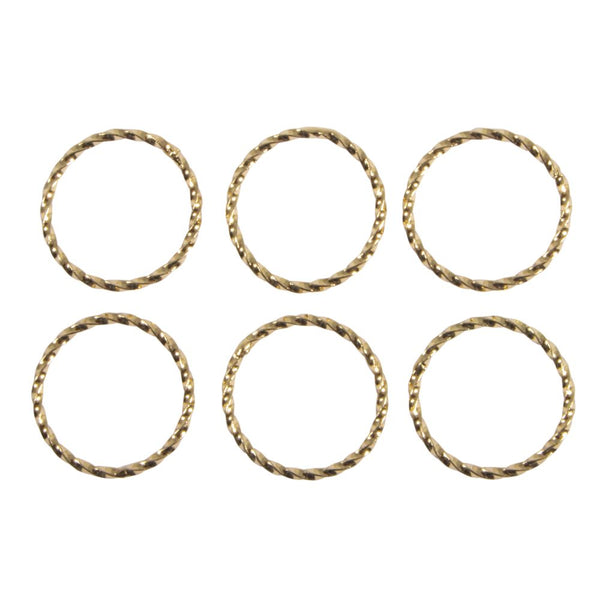 Metall-Ring gedreht Ø 20mm 6 Stück