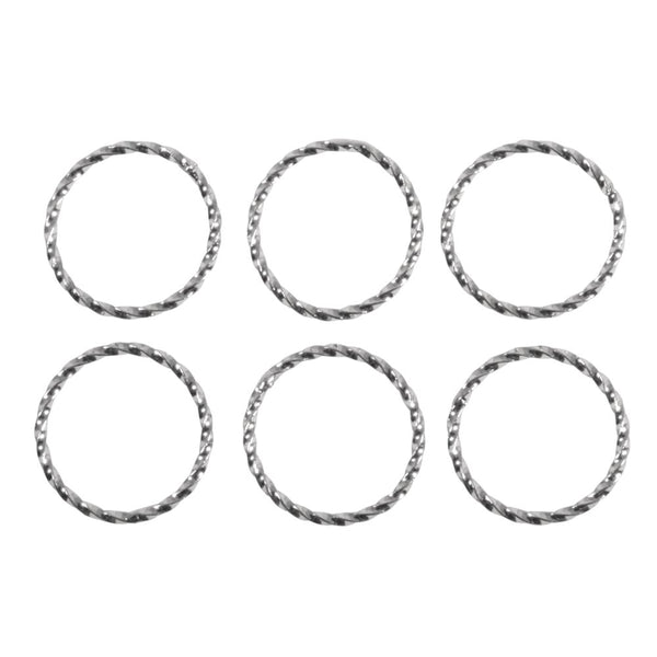 Metall-Ring gedreht Ø 20mm 6 Stück