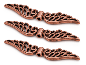 Metall - Engelflügel antik 53 x 11 mm 3 Stück