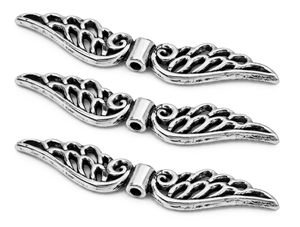 Metall - Engelflügel antik 53 x 11 mm 3 Stück