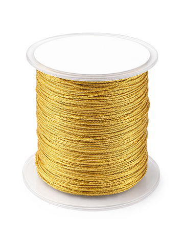 Metallic-Kordel geflochten 1mm 50 m/Rolle