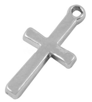 Metallkreuz Anhänger 30x9mm 5 Stück/Pkg
