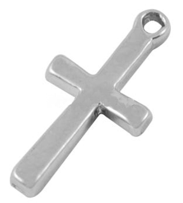 Metallkreuz Anhänger 30x9mm 5 Stück/Pkg