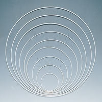 Metallringe weiß beschichtet, von 8cm - 40cm