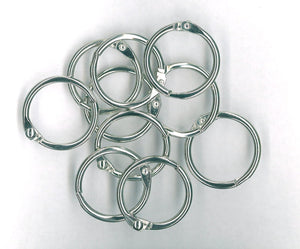 Metallringe zum Öffnen 25 mm 10 Stück