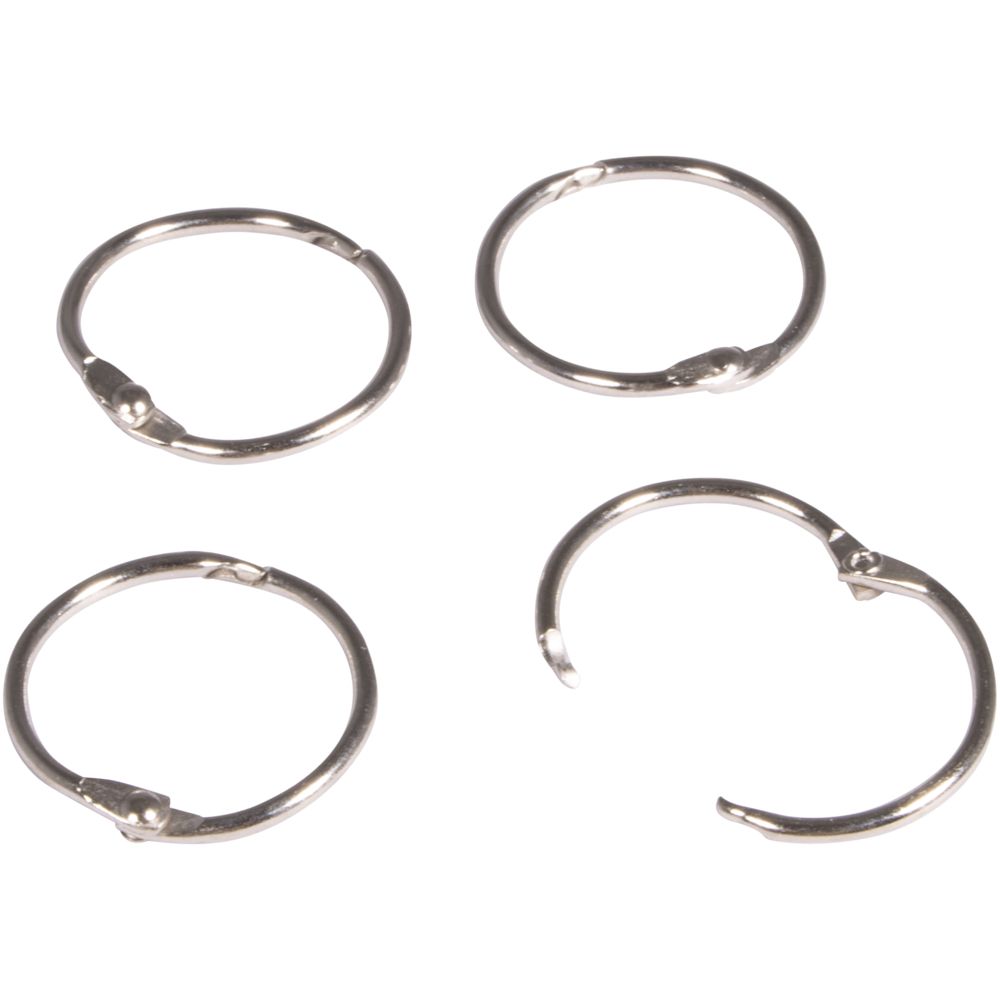 Metallringe zum Öffnen 25 mm 10 Stück