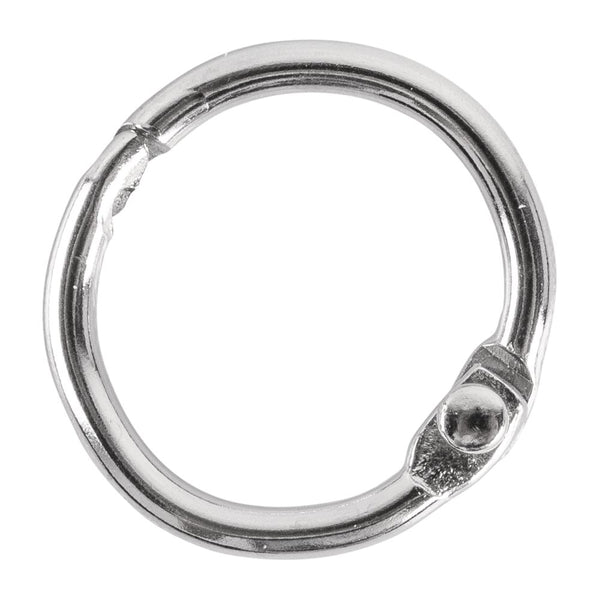 Metallringe zum Öffnen silber 17mm 12 Stück