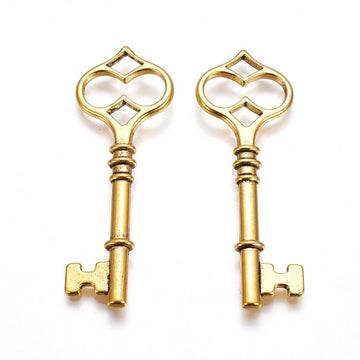 Anhänger Metallschlüssel 60x21x4mm 2 Stück