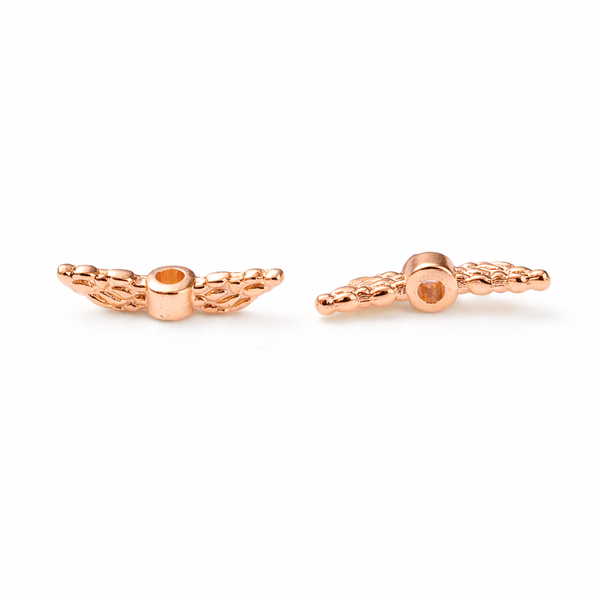Micro Engelflügel aus Metall 12x3mm 20 Stück/Btl