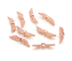 Micro Engelflügel aus Metall 12x3mm 20 Stück/Btl