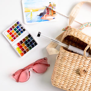 Mini Aquarellfarbkasten Klassik 24 Farben