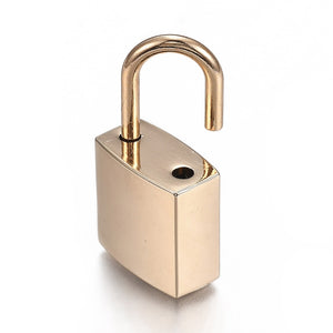 Mini-Bogenschloss mit Schlüssel golden 35x20x11mm 1 Stück