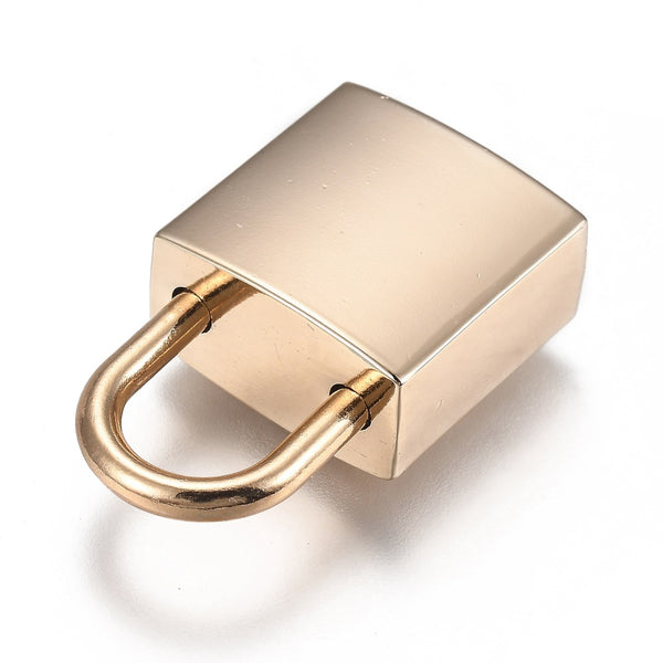 Mini-Bogenschloss mit Schlüssel golden 35x20x11mm 1 Stück