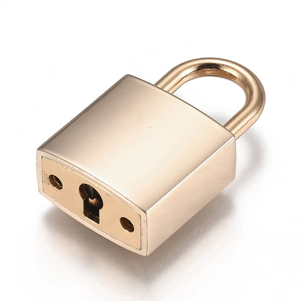 Mini-Bogenschloss mit Schlüssel golden 35x20x11mm 1 Stück