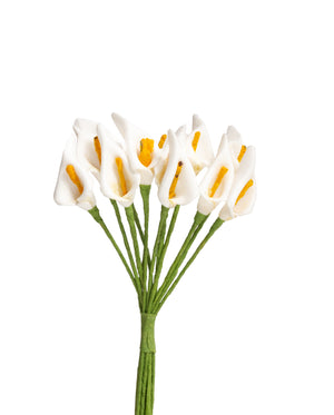 Mini-Calla Schaummaterial weiß 14mm 12 Stück/Bd