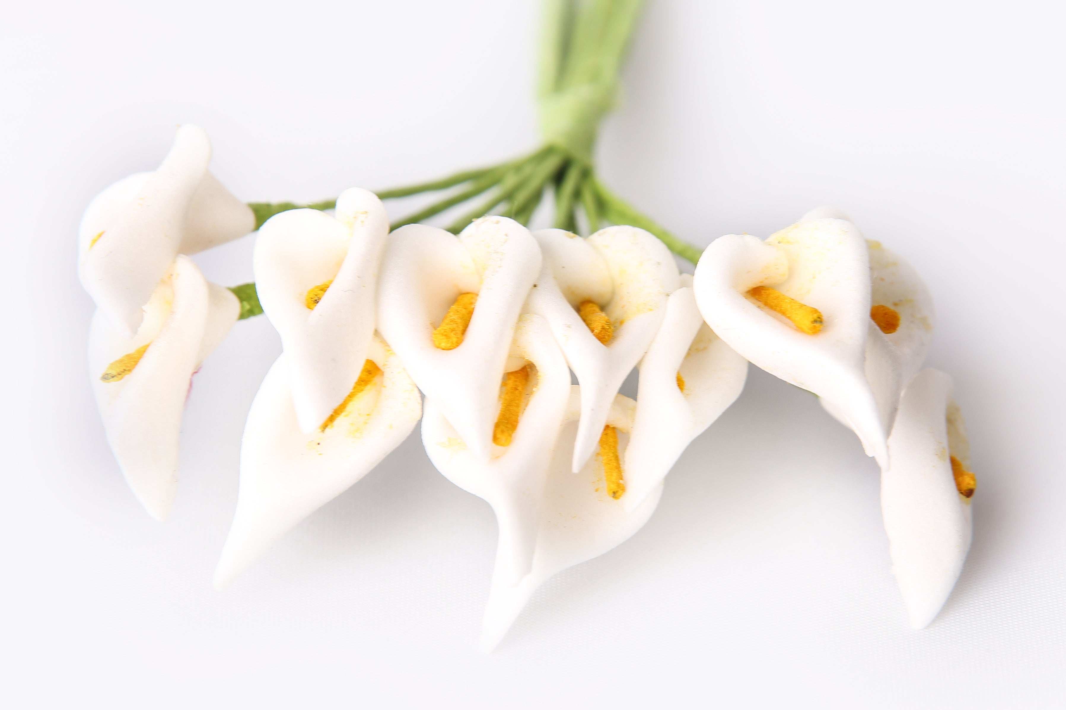 Mini-Calla Schaummaterial weiß 14mm 12 Stück/Bd