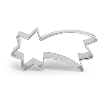 Micro Ausstecher Weihnachtsstern Edelstahl rostfrei 25x10mm