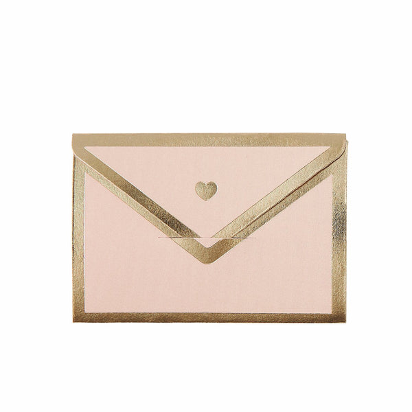 Mini Love Letter Set Pastell 5x3,5cm  8 Umschläge in 4 unterschiedlichen Designs