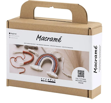 Mini Kreativ Set Makramee Regenbogen