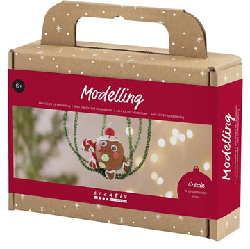 Mini Kreativ Set Modellieren Lebkuchenmann 14teilig