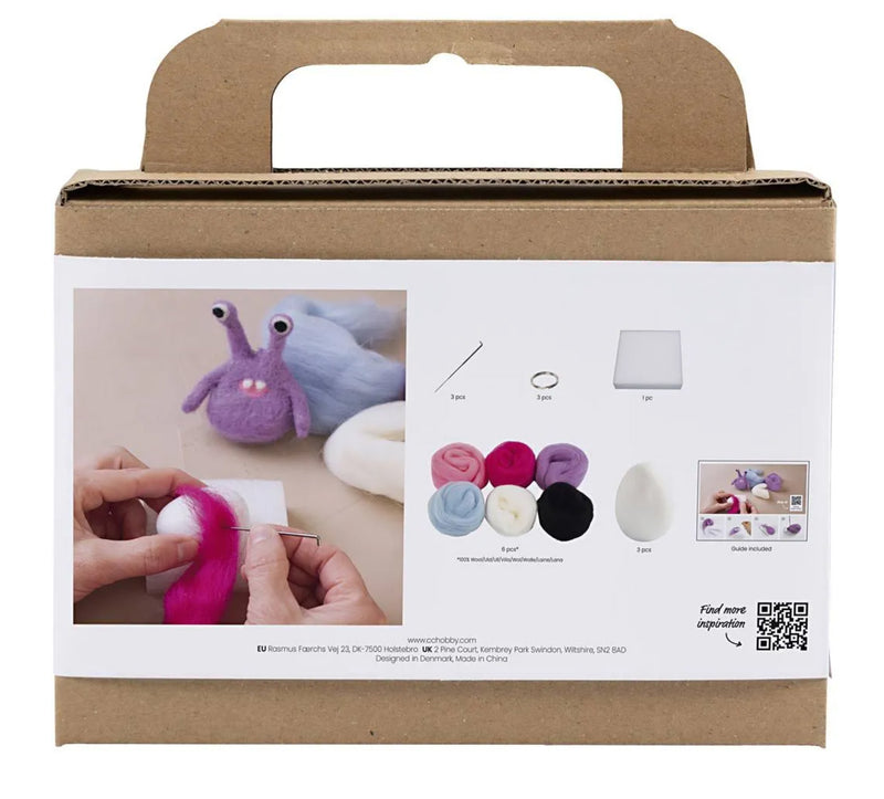 Mini Kreativ Set Nadelfilzen Monster