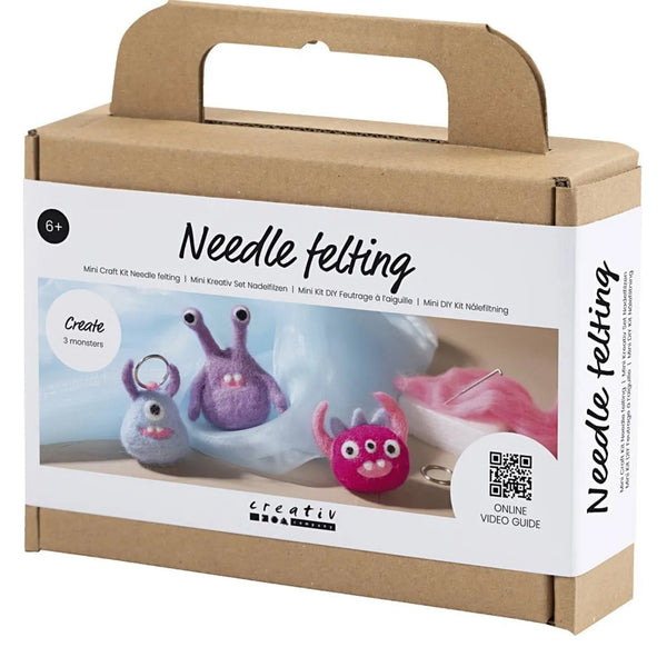 Mini Kreativ Set Nadelfilzen Monster