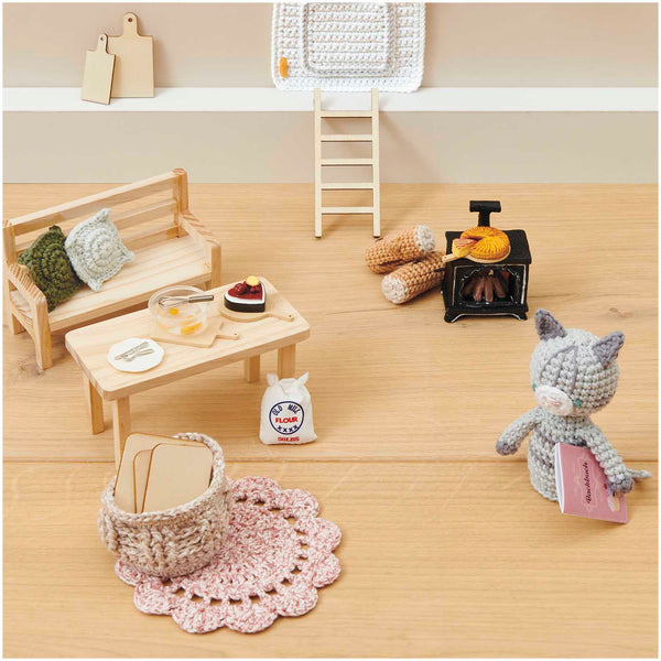 Rico Design Miniatur Bank 4,5x12x8cm