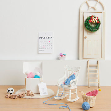 Miniatur Kranz mit Schleife 6,5cm 1 Stück