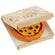 Miniatur Pizza im Pizzakarton 3,2 x 3,2 cm