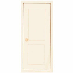 Rico Design Miniatur Wichteltür Holz natur 7,2x17,6cm