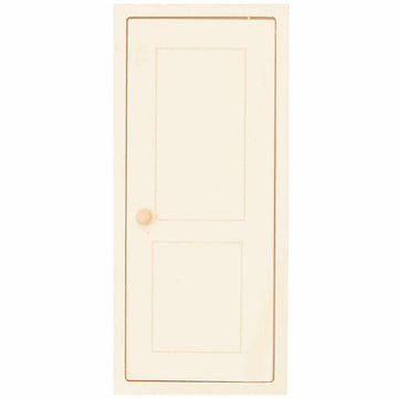 Rico Design Miniatur Wichteltür Holz natur 7,2x17,6cm