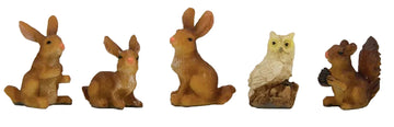 Miniatur Figuren Waldtiere Set 5 Stück