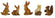 Miniatur Figuren Waldtiere Set 5 Stück