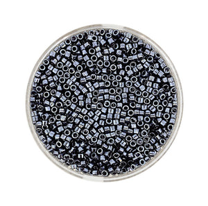 Miyuki Delica 11/0 Hämatit, 2 mm, 9 g