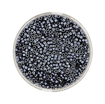 Miyuki Delica 11/0 Hämatit, 2 mm, 9 g