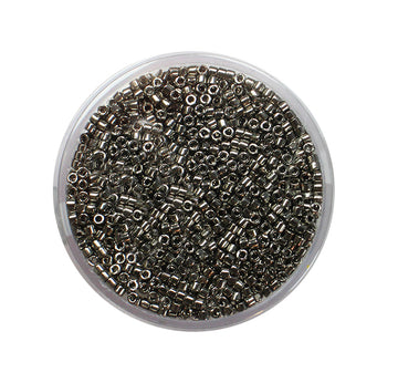 Miyuki Delica 11/0 Platin, 2 mm, 5 g/Dosis