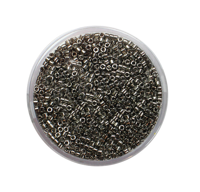 Miyuki Delica 11/0 Platin, 2 mm, 5 g/Dosis