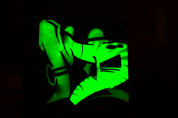 Montana Cans Sprühfarbe Night Glow Nachleuchtfarbe Luminescent Green 400ml