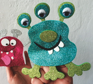 Moosgummi Glitter A4 2mm 20x30cm 1 Bogen