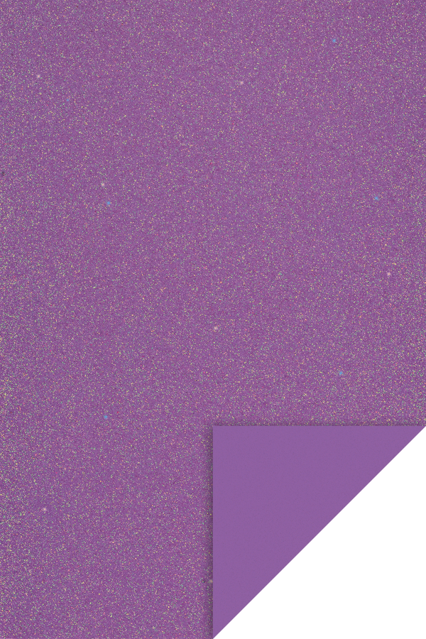 Moosgummi Glitter A4 2mm 20x30cm 1 Bogen