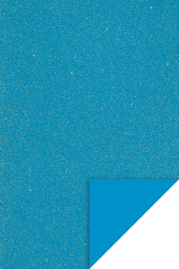 Moosgummi Glitter A4 2mm 20x30cm 1 Bogen
