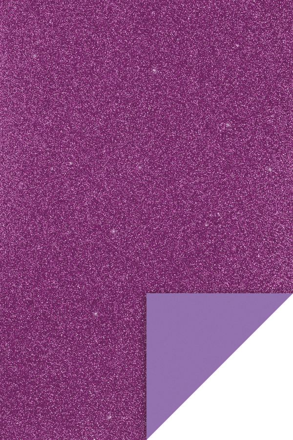 Moosgummi Glitter A4 2mm 20x30cm 1 Bogen