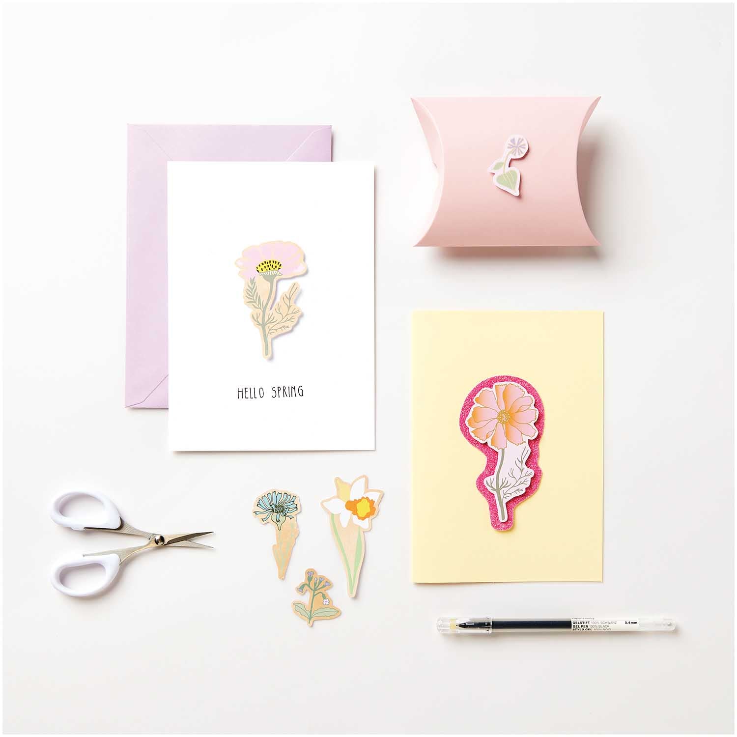 Motivpapierblock Futschikato Flower Power FSC A4 24 Blatt