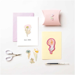 Motivpapierblock Futschikato Flower Power FSC A4 24 Blatt