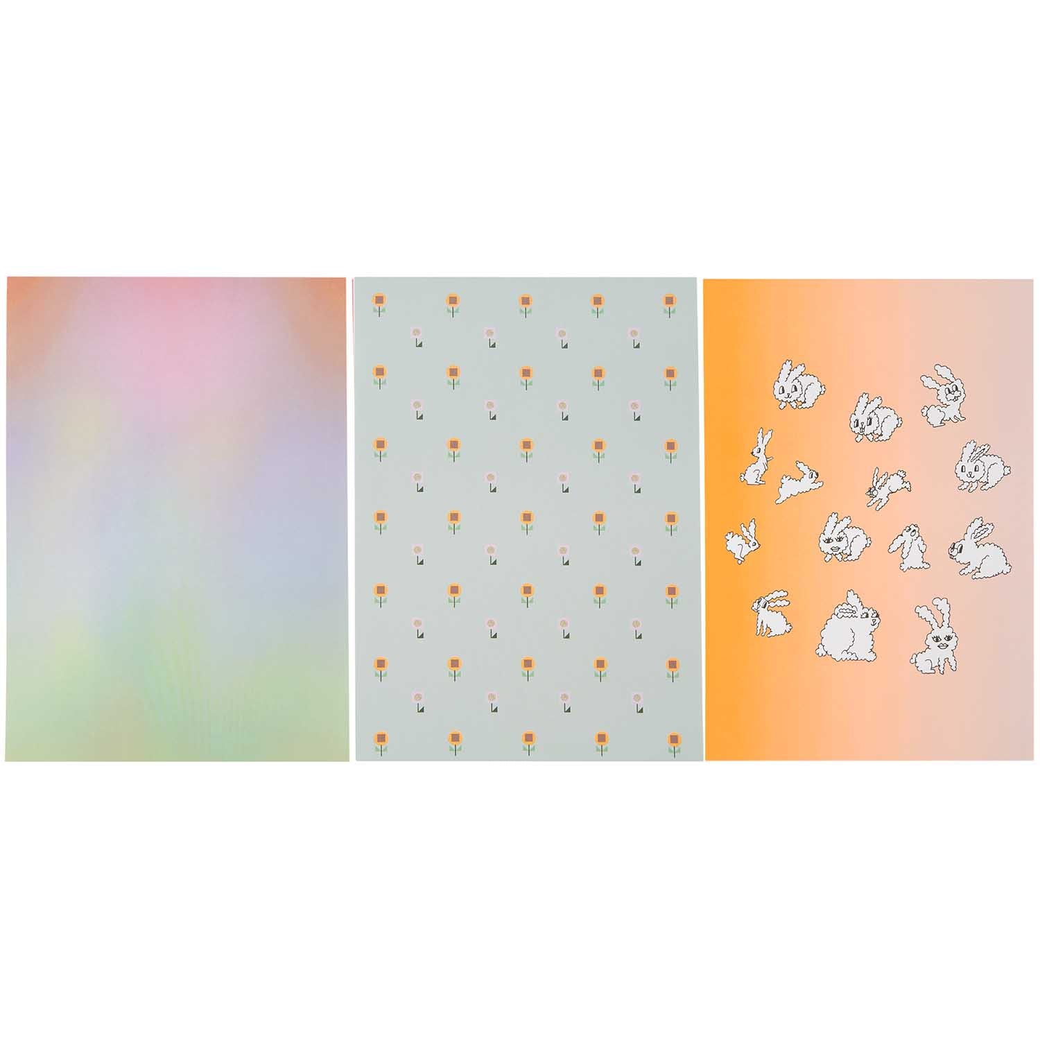 Motivpapierblock Futschikato Flower Power FSC A4 24 Blatt