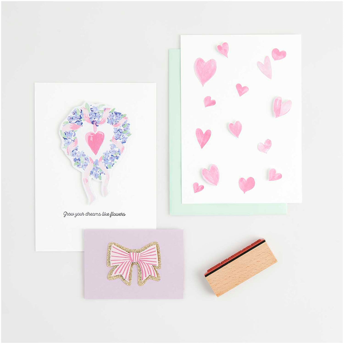 Motivpapierblock La Vie En Rose FSC MIX A4 23 Blatt 11 Designs Ausschneidebogen Glitzerkarton
