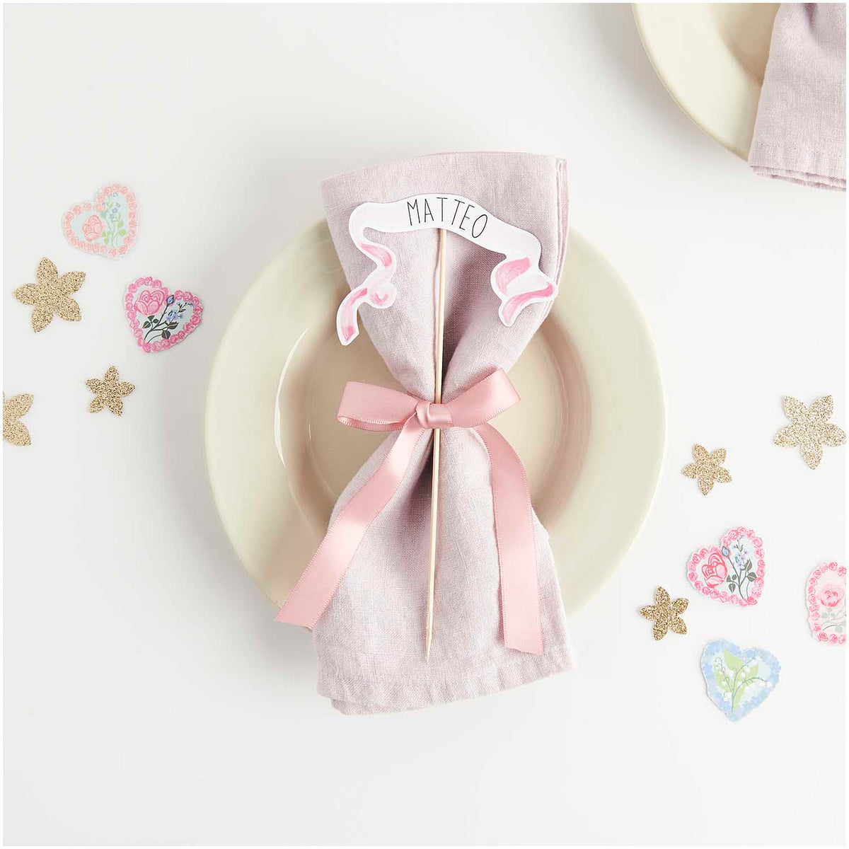 Motivpapierblock La Vie En Rose FSC MIX A4 23 Blatt 11 Designs Ausschneidebogen Glitzerkarton